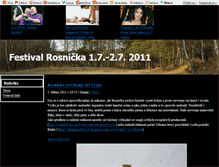 Tablet Screenshot of festivalrosnicka.blog.cz