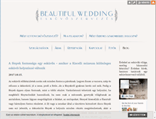 Tablet Screenshot of beautifulwedding.blog.hu