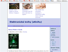 Tablet Screenshot of eknizky.blog.cz
