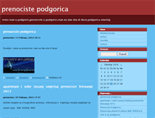 Tablet Screenshot of prenociste.blog.rs