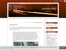 Tablet Screenshot of parkolas.blog.hu