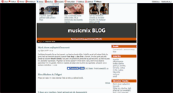 Desktop Screenshot of musicmix.blog.cz