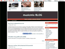 Tablet Screenshot of musicmix.blog.cz