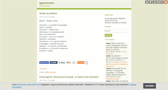 Desktop Screenshot of igazmondo.blog.hu
