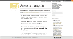 Desktop Screenshot of angolrahangolo.blog.hu