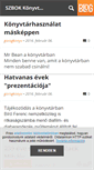 Mobile Screenshot of gorogkonyv.blog.hu