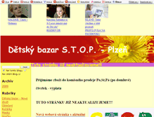 Tablet Screenshot of detskybazar-obleceni-kocarky-hry.blog.cz