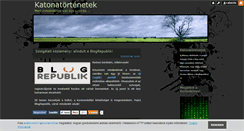 Desktop Screenshot of milstory.blog.hu