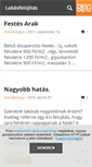 Mobile Screenshot of jolkifestelek.blog.hu