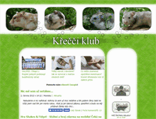 Tablet Screenshot of krecci-klub.blog.cz