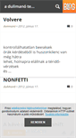 Mobile Screenshot of dulimano.blog.hu