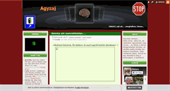 Desktop Screenshot of agyzaj.blog.hu