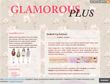 Tablet Screenshot of glamorousplus.blog.hu