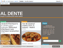 Tablet Screenshot of aldente.blog.hu