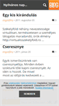 Mobile Screenshot of nyilvanosnaplo.blog.hu