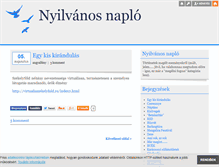 Tablet Screenshot of nyilvanosnaplo.blog.hu