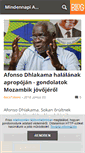 Mobile Screenshot of mindennapiafrika.blog.hu