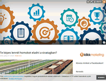 Tablet Screenshot of klikkmarketing.blog.hu