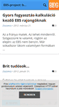 Mobile Screenshot of e85-project.blog.hu