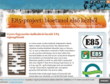 Tablet Screenshot of e85-project.blog.hu