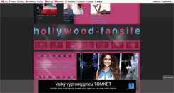 Desktop Screenshot of hollywood-fansite.blog.cz