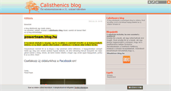 Desktop Screenshot of calisthenics.blog.hu