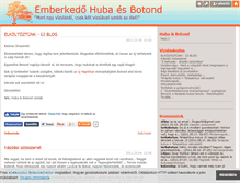 Tablet Screenshot of hubavizsla.blog.hu