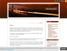 Tablet Screenshot of dysthymia.blog.hu