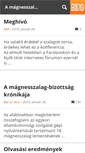 Mobile Screenshot of magnesszalagok.blog.hu
