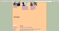 Desktop Screenshot of biologie-online.blog.cz