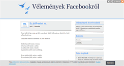 Desktop Screenshot of facsebuk.blog.hu