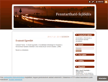 Tablet Screenshot of fenntarthatosag.blog.hu