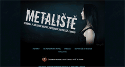 Desktop Screenshot of metaliste.blog.cz