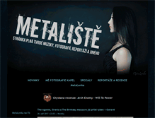 Tablet Screenshot of metaliste.blog.cz