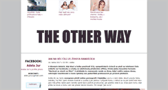 Desktop Screenshot of other-way.blog.cz