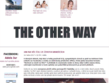 Tablet Screenshot of other-way.blog.cz