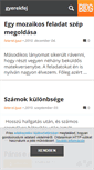 Mobile Screenshot of gyerekfej.blog.hu