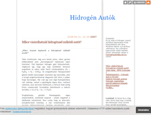 Tablet Screenshot of hidrogenautok.blog.hu