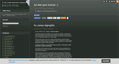 Desktop Screenshot of hulye-picsa.blog.hu