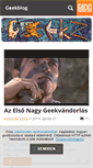 Mobile Screenshot of geekz.blog.hu