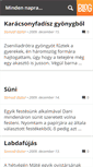 Mobile Screenshot of mindennapraegyjatek.blog.hu