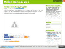 Tablet Screenshot of mindennapraegyjatek.blog.hu