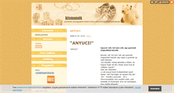 Desktop Screenshot of kismanok.blog.hu