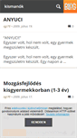 Mobile Screenshot of kismanok.blog.hu