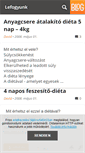 Mobile Screenshot of lefogyunk.blog.hu