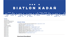 Desktop Screenshot of biatlon-kadan.blog.cz