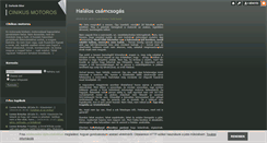 Desktop Screenshot of cinikusmotoros.blog.hu