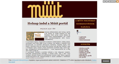 Desktop Screenshot of muut.blog.hu