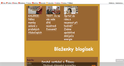 Desktop Screenshot of blazenka.blog.cz