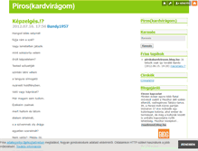 Tablet Screenshot of piroskardviragom.blog.hu